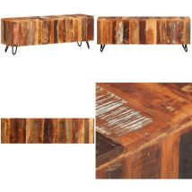 Vidaxl - Meuble tv 110x30x40 cm Bois massif de récupération - Meubles Tv - Meuble Tv Ancien - Meuble Tv Industriel - Meuble Tv Design - Meuble Tv