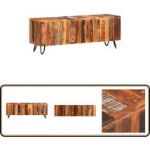 Vidaxl - Meuble tv 110x30x40 cm Bois massif de récupération - Meubles Tv - Meuble Tv Ancien - Meuble Tv Industriel - Meuble Tv Design - Meuble Tv