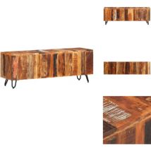 Vidaxl - Meuble tv 110x30x40 cm Bois massif de récupération - Meubles Tv - Meuble Tv Ancien - Meuble Tv Industriel - Meuble Tv Design - Meuble Tv