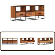 Vidaxl - Meuble tv 110x30x45 cm Bois d'acacia massif - Meubles Tv - Meuble Tv - Support Tv - Mobilier Tv - Bureau Tv