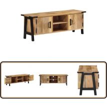 Vidaxl - Meuble tv 110x35x40 cm bois massif de manguier - Meubles Tv - Meuble Tv - Meuble Multimedia - Rangement Tv - Meuble Rangement