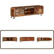 Vidaxl - Meuble tv 120x30x36 cm Bois de récupération massif - Meubles Tv - Meuble Tv Ancien - Meuble Tv Rustique - Meuble Tv Industrielle - Meuble Tv
