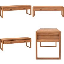 Vidaxl - Meuble tv 120x40x45 cm Bois de teck solide - Meubles Tv - Meuble Tv - Support Tv - Unité Tv - Table Tv - Home & Living