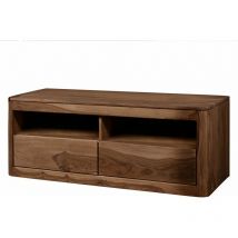 Meuble tv 128x50 Palissandre teinté Smoked cherry toronto 107 - marron