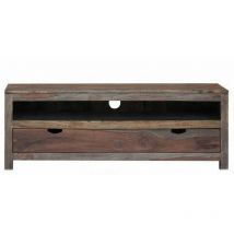 Meuble tv 140x37 Palissandre huilé Gris taupe nature grey 153 - gris