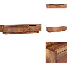 Vidaxl - Meuble tv 145x30x30 cm Bois massif - Meuble Tv - Meubles Tv - Meuble Tv En Bois - Meubles Tv En Bois