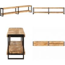 Vidaxl - Meuble tv 200x30x40 cm bois massif de manguier - Meubles Tv - Meuble Tv Moderne - Meuble Tv Industriel - Meuble Tv Design - Meuble Tv Avec