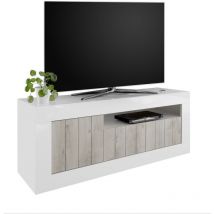 CALICOSY - Meuble TV 3 portes battantes L138 cm - Urbino