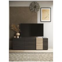 Azura Home Design - Meuble tv 3 portes venus Titán/Kadiz 181 cm