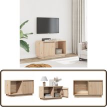 Meuble tv 74x35x44 cm Bois de pin massif - Meubles Tv - Meuble Tv - Meuble Tv Bois - Meuble Tv Moderne - Meuble Tv Design