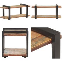 Vidaxl - Meuble tv 90x40x40 cm Bois de récupération massif - Meubles Tv - Meuble Tv Industriel - Meuble Tv Design - Meuble Tv Rustique - Meuble Tv