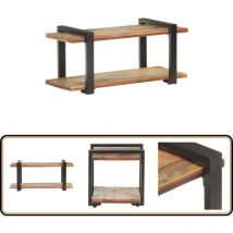 Vidaxl - Meuble tv 90x40x40 cm Bois de récupération massif - Meubles Tv - Meuble Tv Industriel - Meuble Tv Design - Meuble Tv Rustique - Meuble Tv