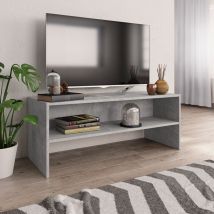 Maison Chic - Meuble tv Banc tv Armoire de rangement Gris béton 100 x 40 x 40 cm Aggloméré 11236
