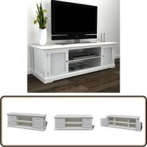Vidaxl - Meuble tv Blanc Bois - Meubles Tv - Meuble Tv Blanc - Meuble Tv Design - Meuble Tv Moderne - Meuble Tv Industriel