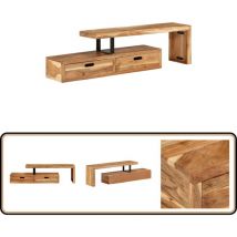 Meuble TV Bois d'acacia massif - Meuble Tv - Meuble Tv Bois - Meuble Tv Vintage - Meuble Tv Industriel - Meuble Tv Acacia