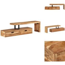 Vidaxl - Meuble tv Bois d'acacia massif - Meuble Tv - Meuble Tv Bois - Meuble Tv Vintage - Meuble Tv Industriel - Meuble Tv Acacia