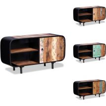 Meuble TV Bois de récupération 90x30x48 cm - Meubles Tv - Meuble Tv Industriel - Meuble Tv Bois - Meuble Tv Vintage - Rangement Tv