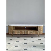 Meuble tv bois manguier 150x42x52cm