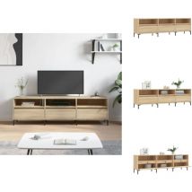 Meuble tv chêne sonoma 150x30x44,5 cm bois d'ingénierie - Meubles Tv - Meuble Tv - Buffet Tv - Banc Tv - Mobilier Salon