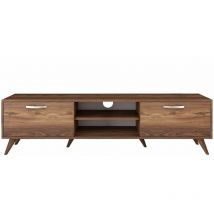 Hanah Home - Meuble tv en aggloméré effet noyer Bing