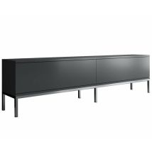Mobilier1 - Meuble tv en aggloméré et métal Lord