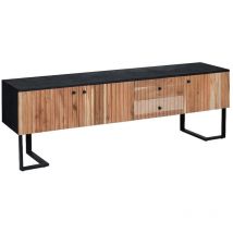 Meuble tv en bois d'acacia et métal Pippa