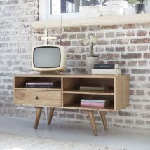 Berah Getah - Meuble tv en mindi massif 110 cm