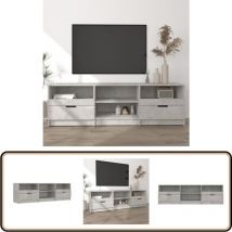 Meuble tv Gris béton 150x33,5x45 cm Bois d'ingénierie - Meubles Tv - Meuble Tv Gris - Meuble Tv Design - Meuble Tv Industriel - Meuble Tv Rangement