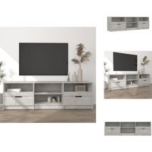 Meuble tv Gris béton 150x33,5x45 cm Bois d'ingénierie - Meubles Tv - Meuble Tv Gris - Meuble Tv Design - Meuble Tv Industriel - Meuble Tv Rangement