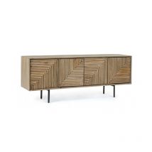 Iperbriko - Meuble tv mobile 140x32,5x53 en bois.
