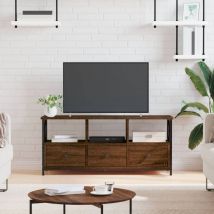 Jinlefu - Furniture Limited - Meuble tv chêne marron 102x33x45 cm bois
