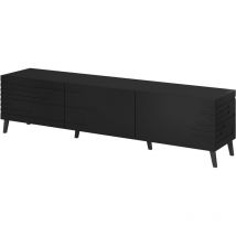 Bim Furniture - Meuble tv nova 186 cm noir mat