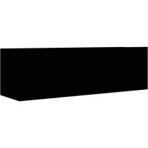 Bonnevie - Meuble tv, Étagère tv, Meuble de Salon, Noir 100x30x30 cm Aggloméré OIB9290E