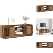 Meuble tv vieux bois 102x30x36 cm bois d'ingénierie - Meuble tv - Meubles tv - Support tv - Unité tv