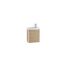 Roca - Meuble Unik mini 450 - meuble + lave-mains - Chêne texturé