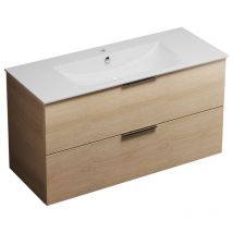Meuble vasque 90 cm Burgbad Olena chêne clair