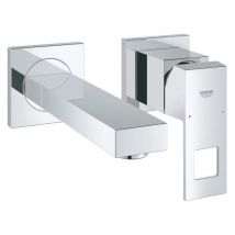 Grohe - Façade Mitigeur eurocube 2 trous lavabo taille s saillie 171 Chromé