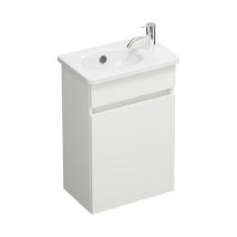 Burgbad - Meuble wc lave-mains Joline Blanc mat