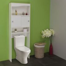 Colonne De Salle De Bain 2 Portes Et 1 Tiroir 30x34x190 Cm