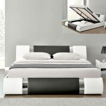 Lit Coffre Design Atlantic - 180x200, Polyuréthane, Style Contemporain, 233 x 193 x 87 cm - Meubler Design