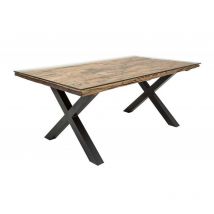 Meubler Design - Table à Manger Design Avec Les Pieds Métal En x Barracu - 180 Cm, Style , x x cm