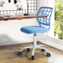 Meubles Cosy - Recliner Chair, height-adjustable, with lumbar support - carnation Collection, light blue fabric