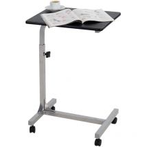 Meubles Cosy - meuble cosy Table de Lit pour Ordinateur Portable Hauteur Réglable Bout de canapé - avec 4 roulettes Verrouillables Support pc - pour