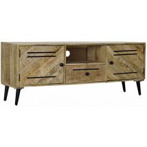 Dkd Home Decor - Meuble Tv Mangue Métal 150X40X59 Marron