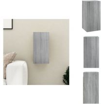 Vidaxl - Meubles tv Sonoma gris 30,5x30x60 cm Bois d'ingénierie - Meuble Tv Mural - Meuble Télé Suspendue - Étagère Tv - Support Tv - Armoire Tv