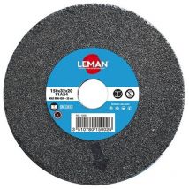 Graue versiegelte Trockenschleifscheibe d. 200 x Al. 32 x Ep. 25 mm Gr. 60 Leman 22506
