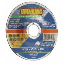 Disque Abrasif Par Inox/Ferro Diam. 125 x 1,6 Meulage