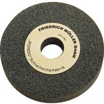 Muller - Meule en corindon normal, Dimensions : 200 x 32 x 32/20 mm, Grain 60, Dureté m