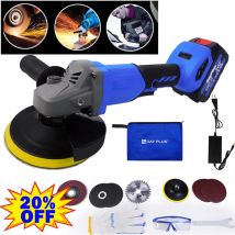 Meuleuse d'Angle Brushless Tool 125mm Meuleuse à découper avec batterie