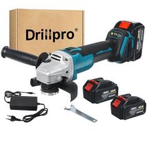 Tiga - Meuleuse D'Angle Électrique Sans Fil 18v 20000rpm 125mm Avec 2 Batteries